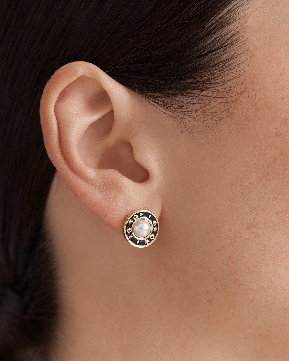 Ring Ring Stud Earrings