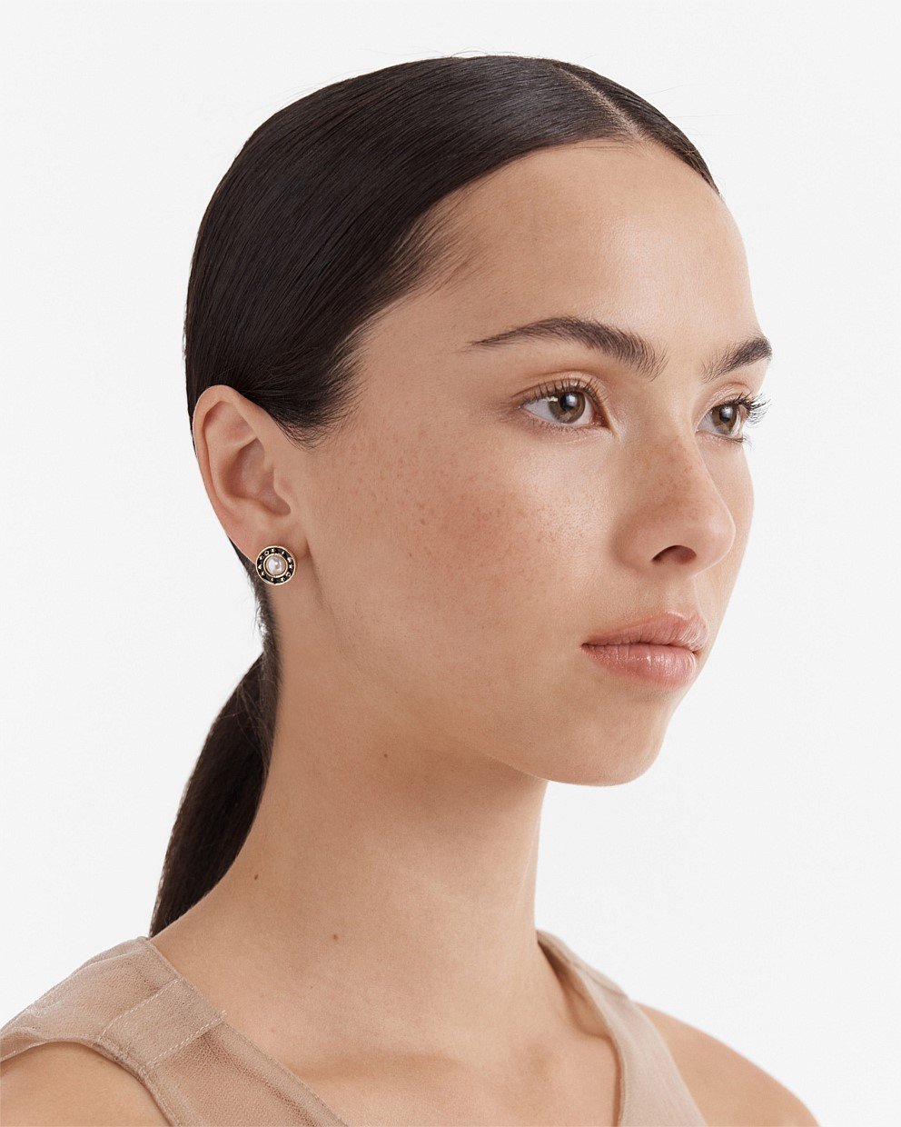 Ring Ring Stud Earrings