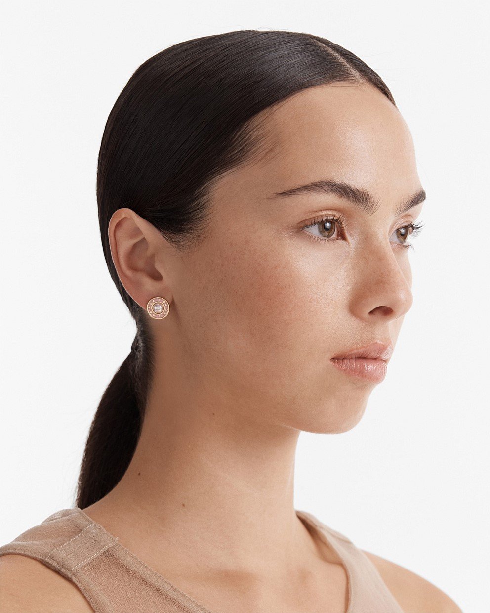 Ring Ring Stud Earrings