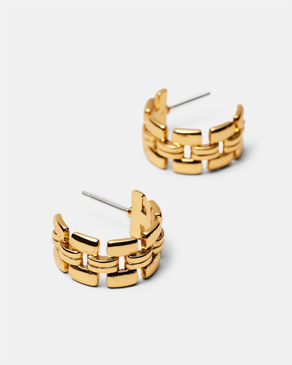 Linked Up Hoop Earrings