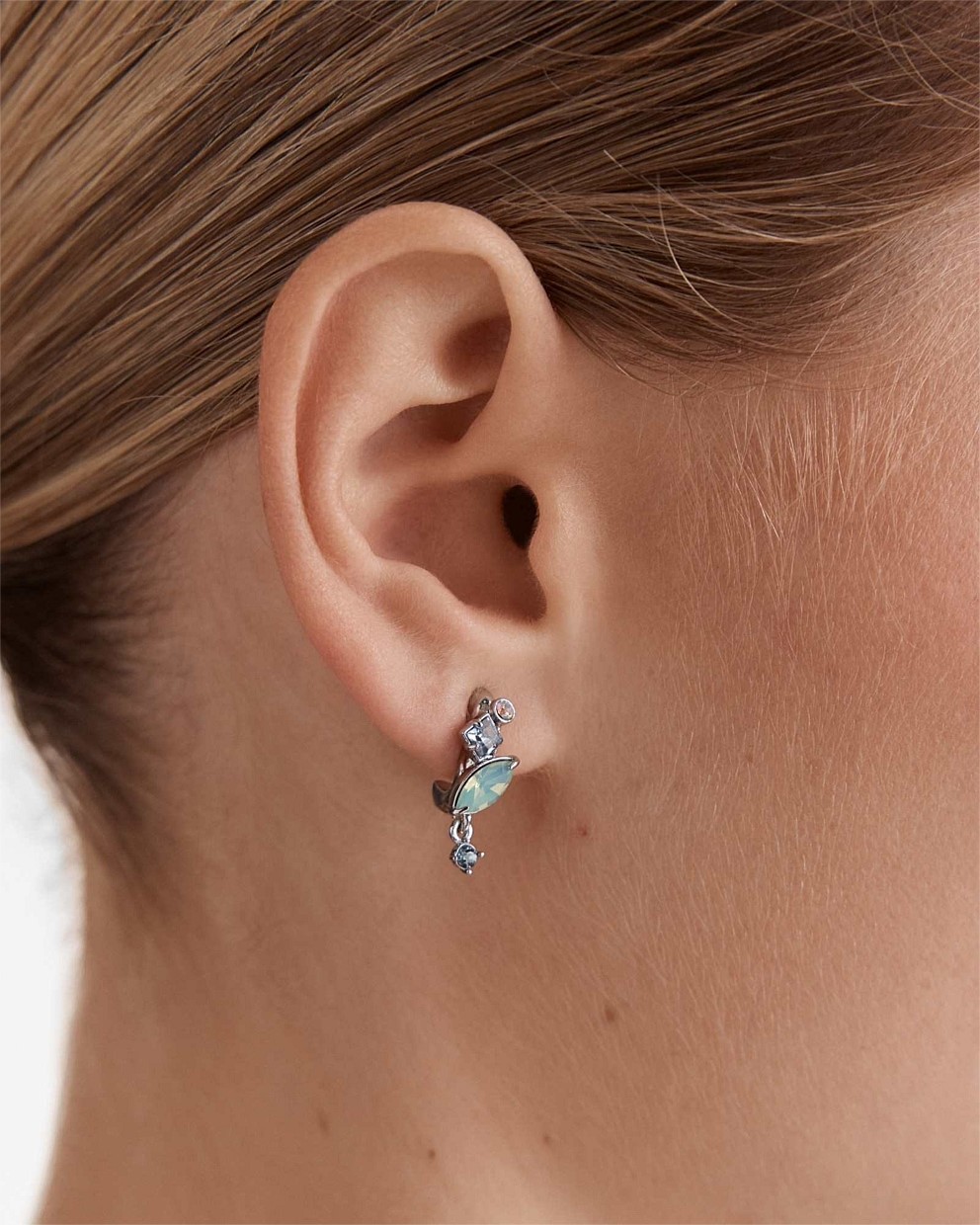 Little Gem Hoop Earrings