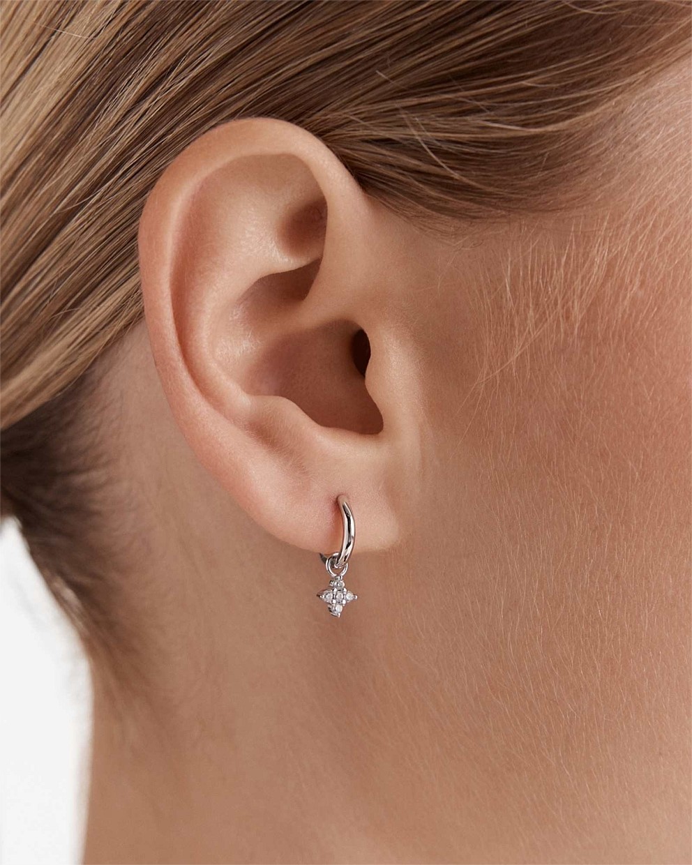 Anthos Charm Hoop Earrings