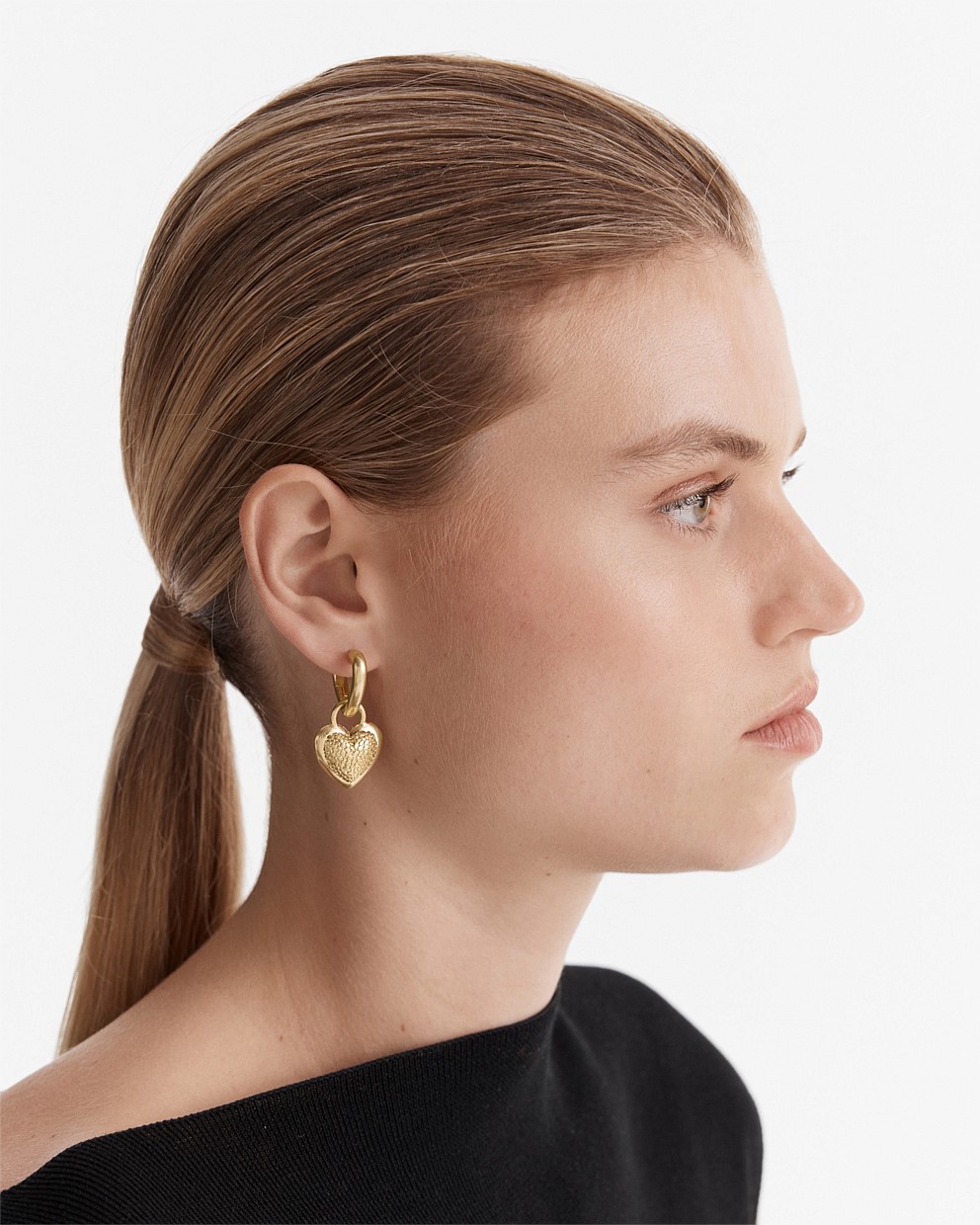 So Fetch Heart Drop Earrings