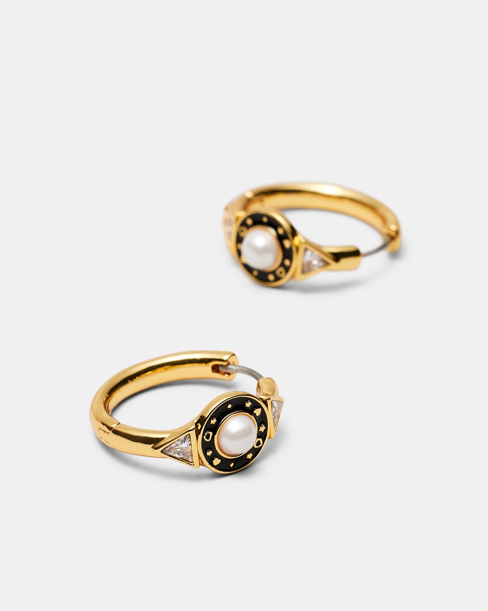 Ring Ring Huggie Hoop Earrings