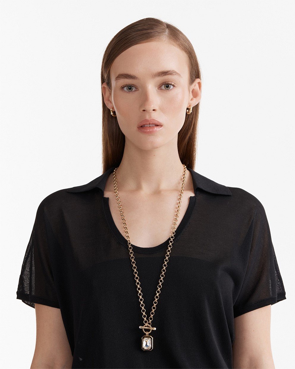 Legacy Enamel Pendant Necklace