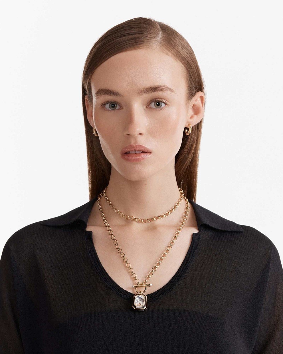 Legacy Enamel Pendant Necklace