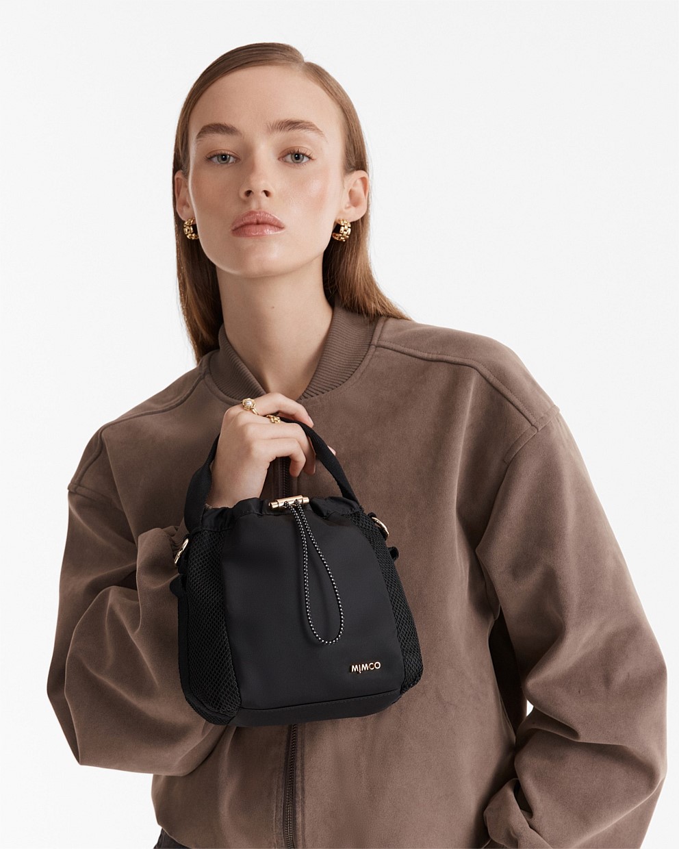 Cady Mini Bucket Crossbody Bag