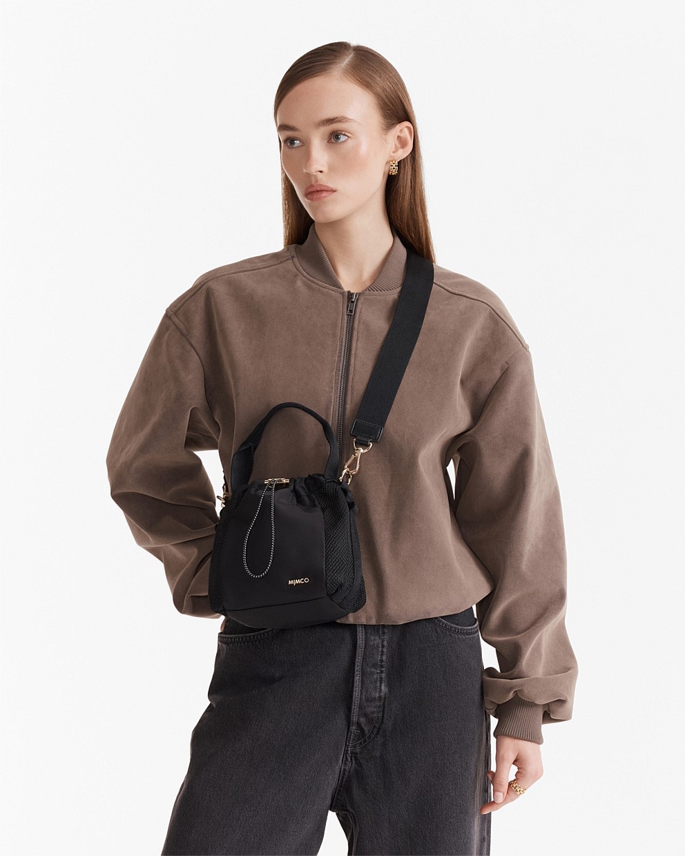 Cady Mini Bucket Crossbody Bag