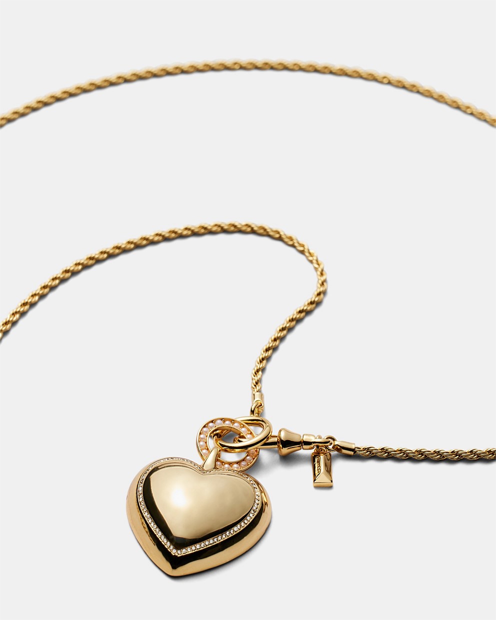 Pave Heart Necklace