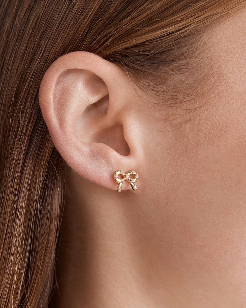 Baby Bow Stud Earrings