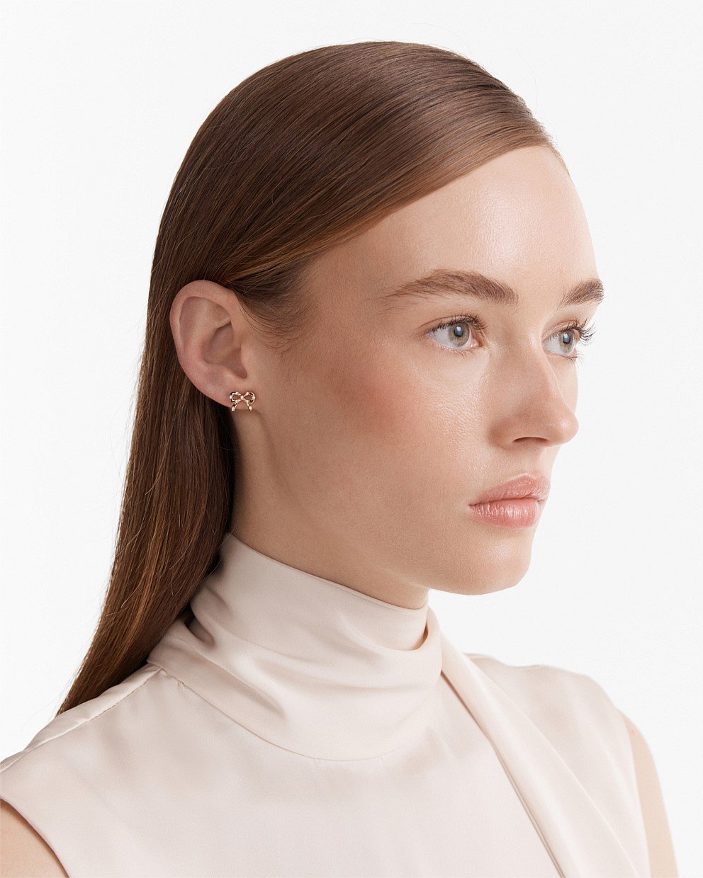 Baby Bow Stud Earrings