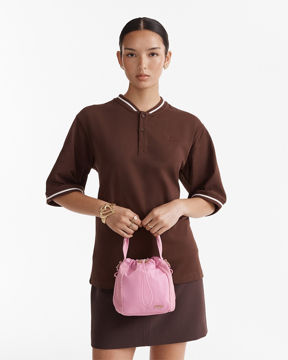 Cady Mini Bucket Crossbody Bag