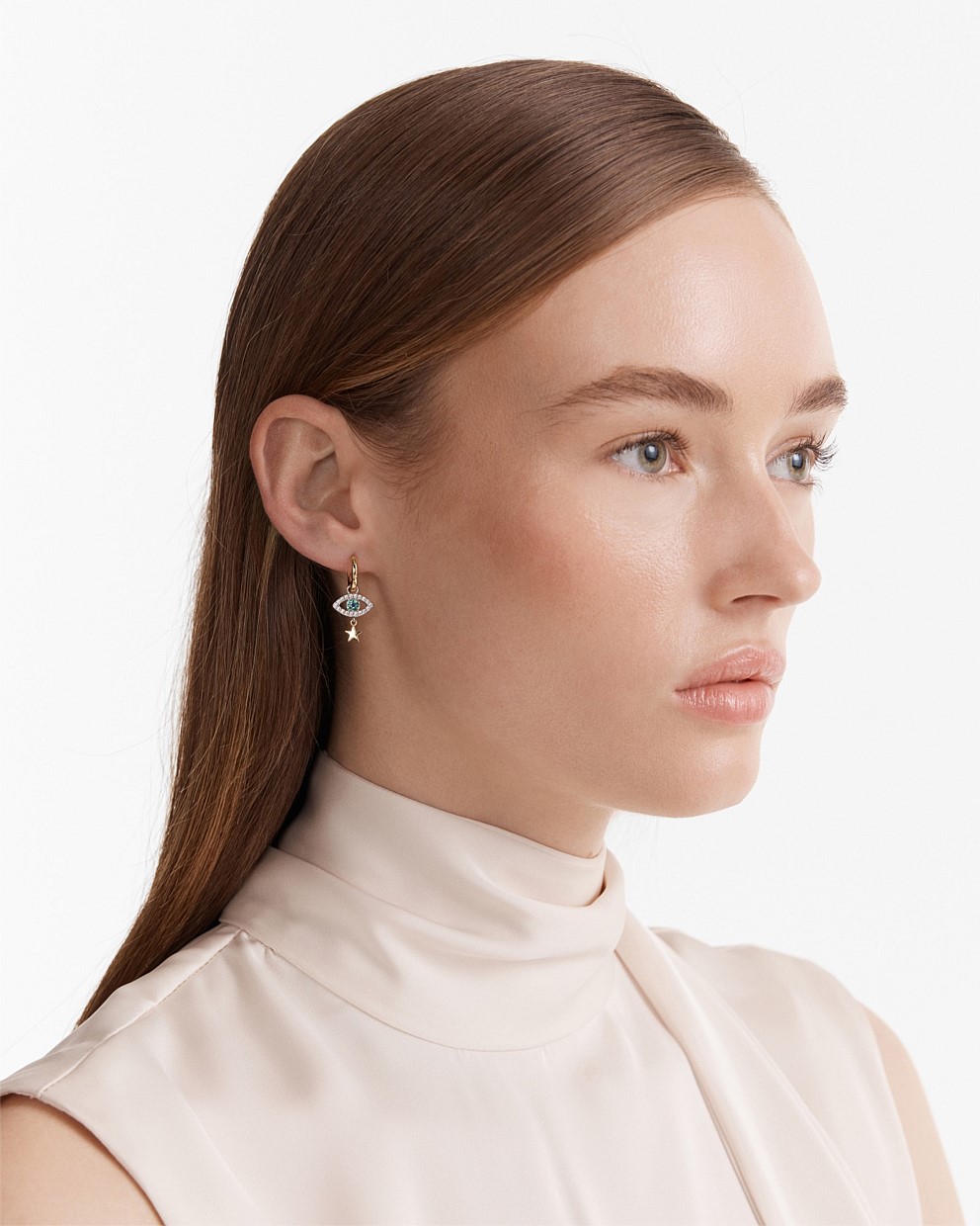 Evil Eye Hoop Earrings