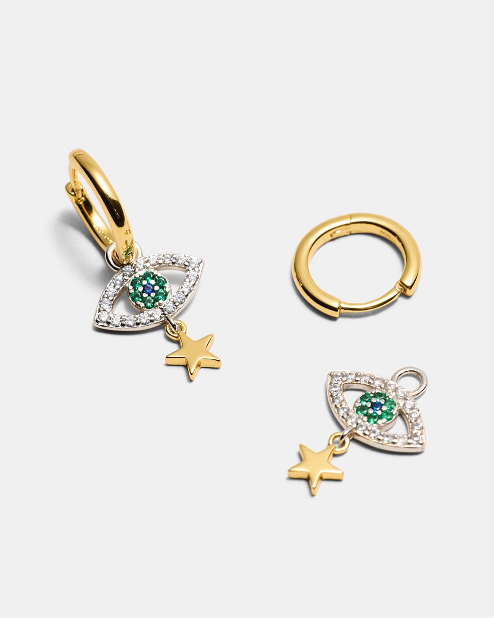 Evil Eye Hoop Earrings