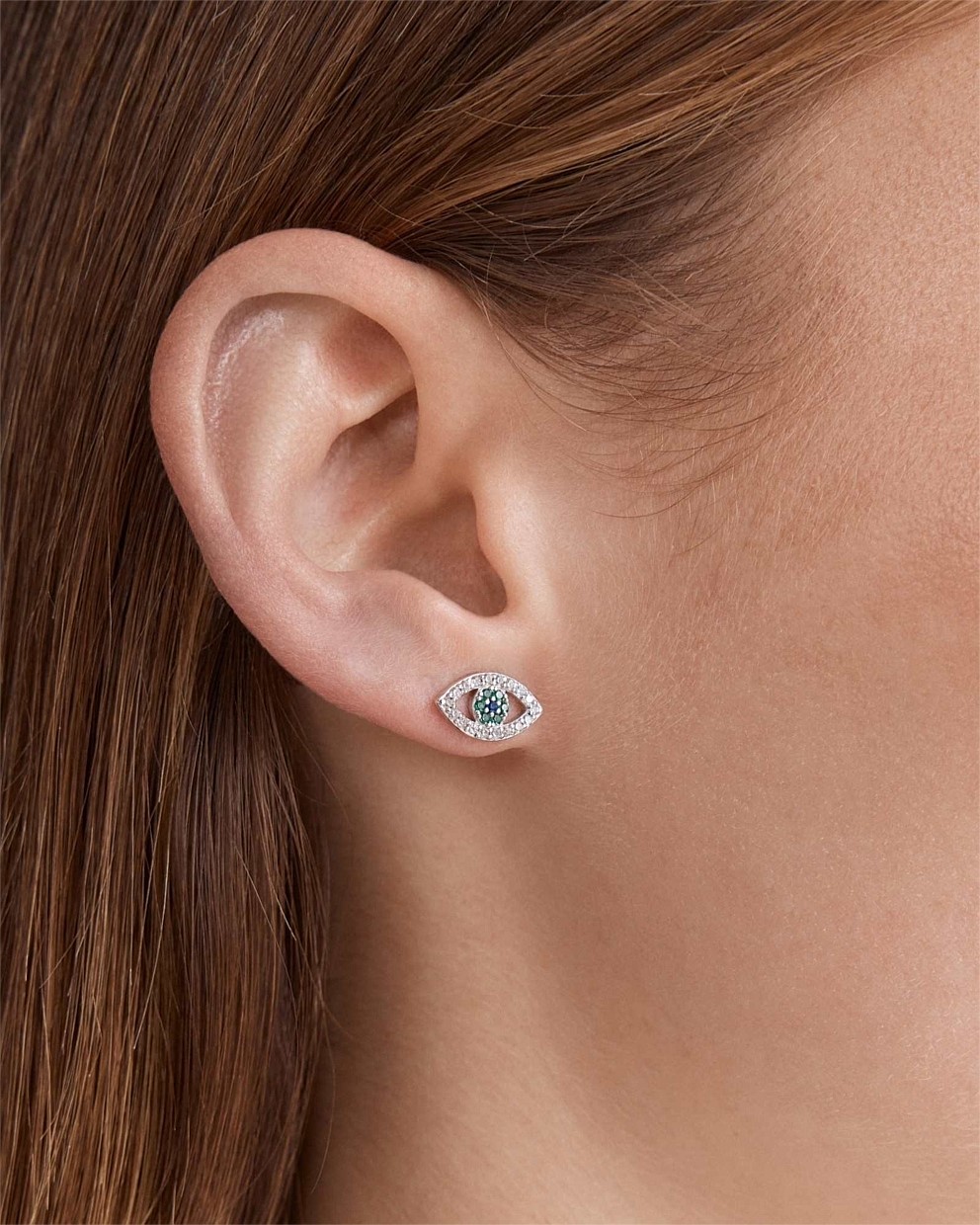 Evil Eye Stud Earrings