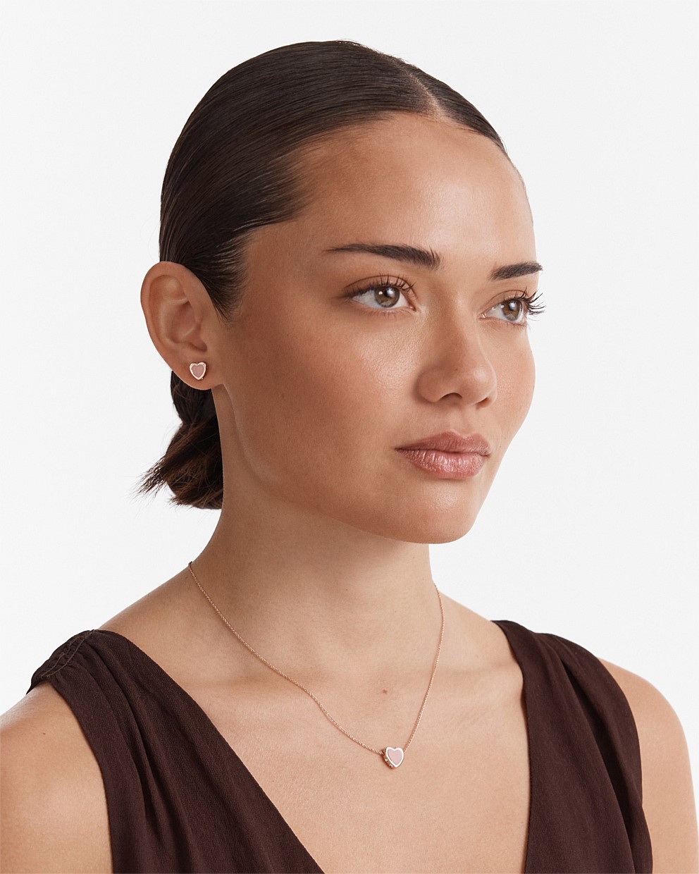 Lover Heart Earrings And Necklace Set