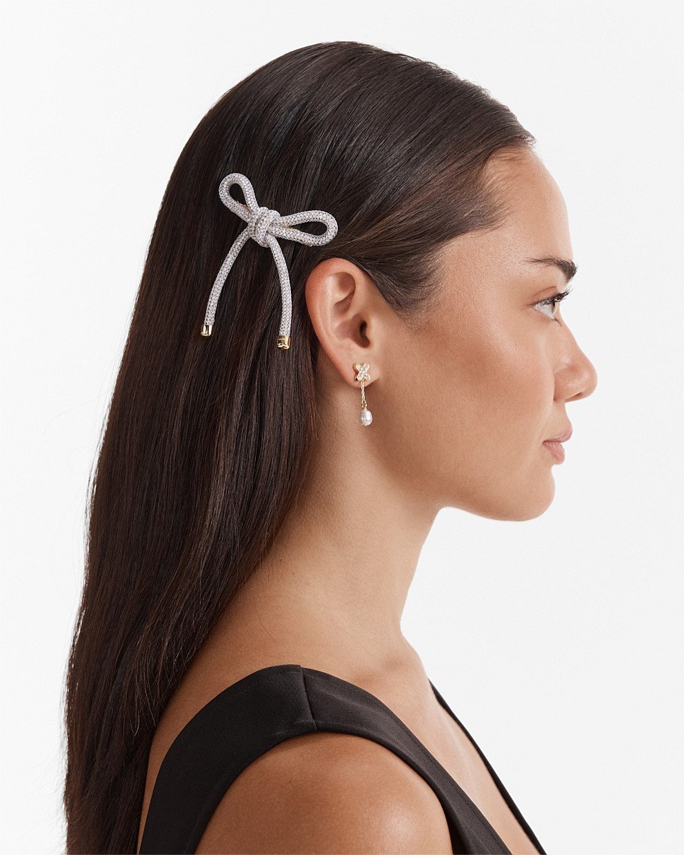 Glam Bow Hair Barrette