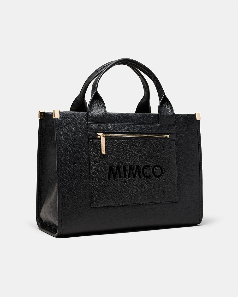 Patch Leather Tote Bag