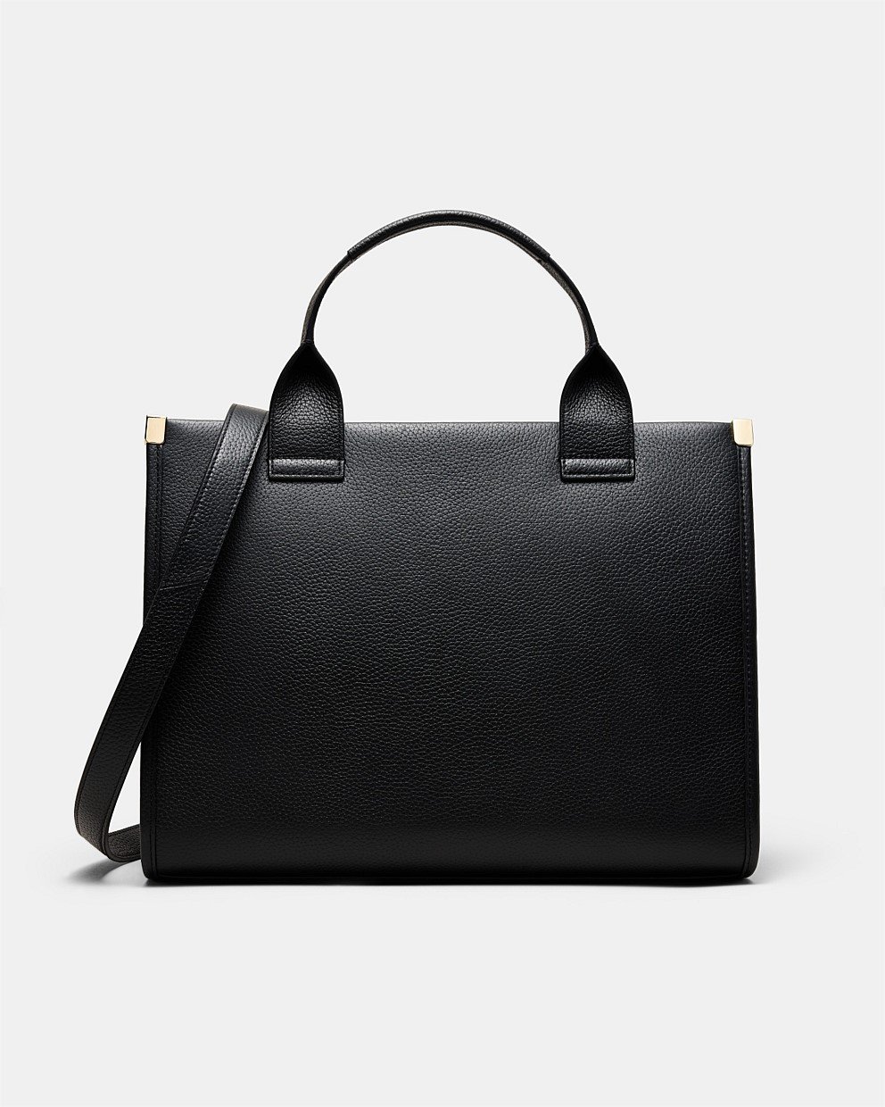 Patch Leather Tote Bag