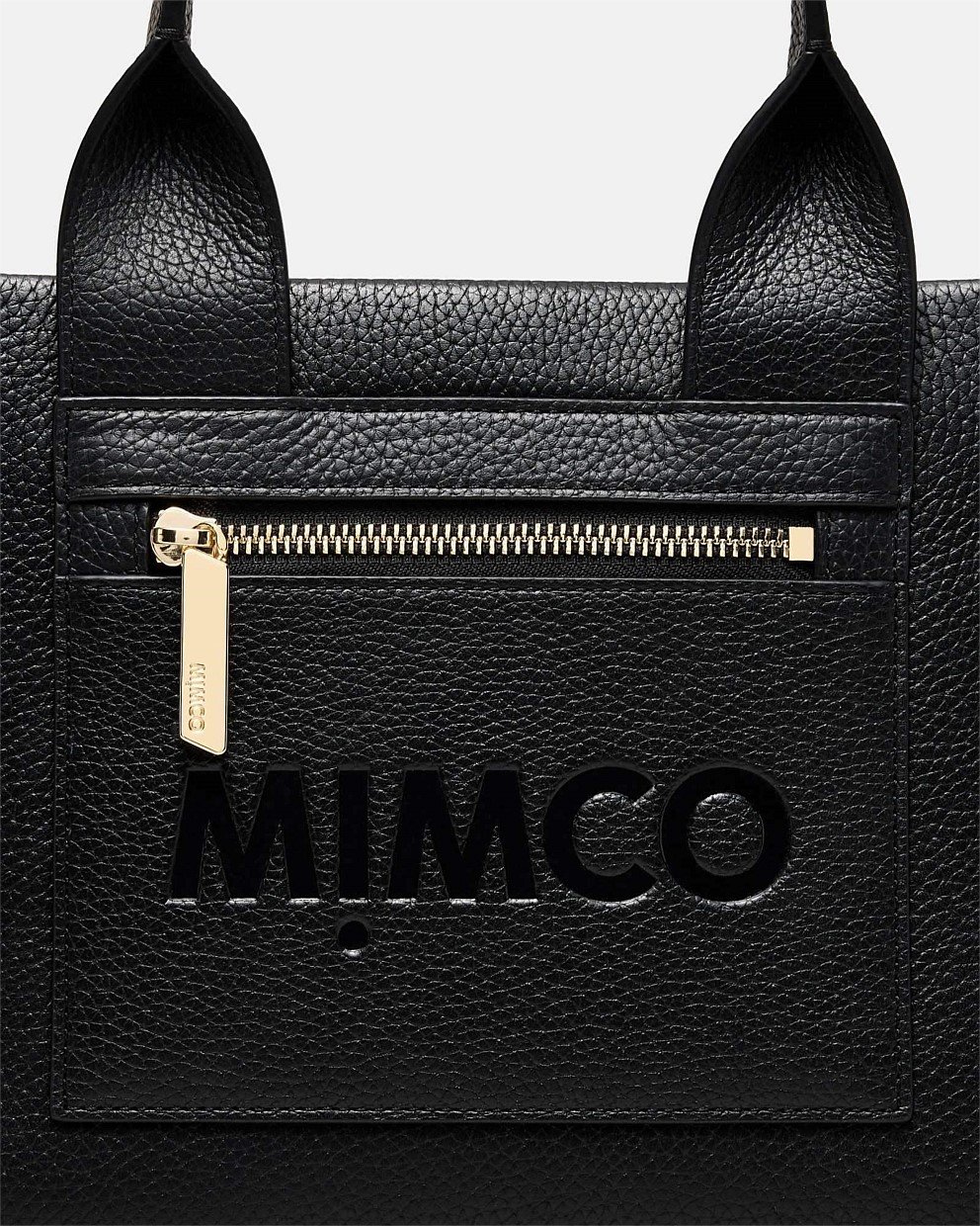 Patch Leather Mini Tote Bag