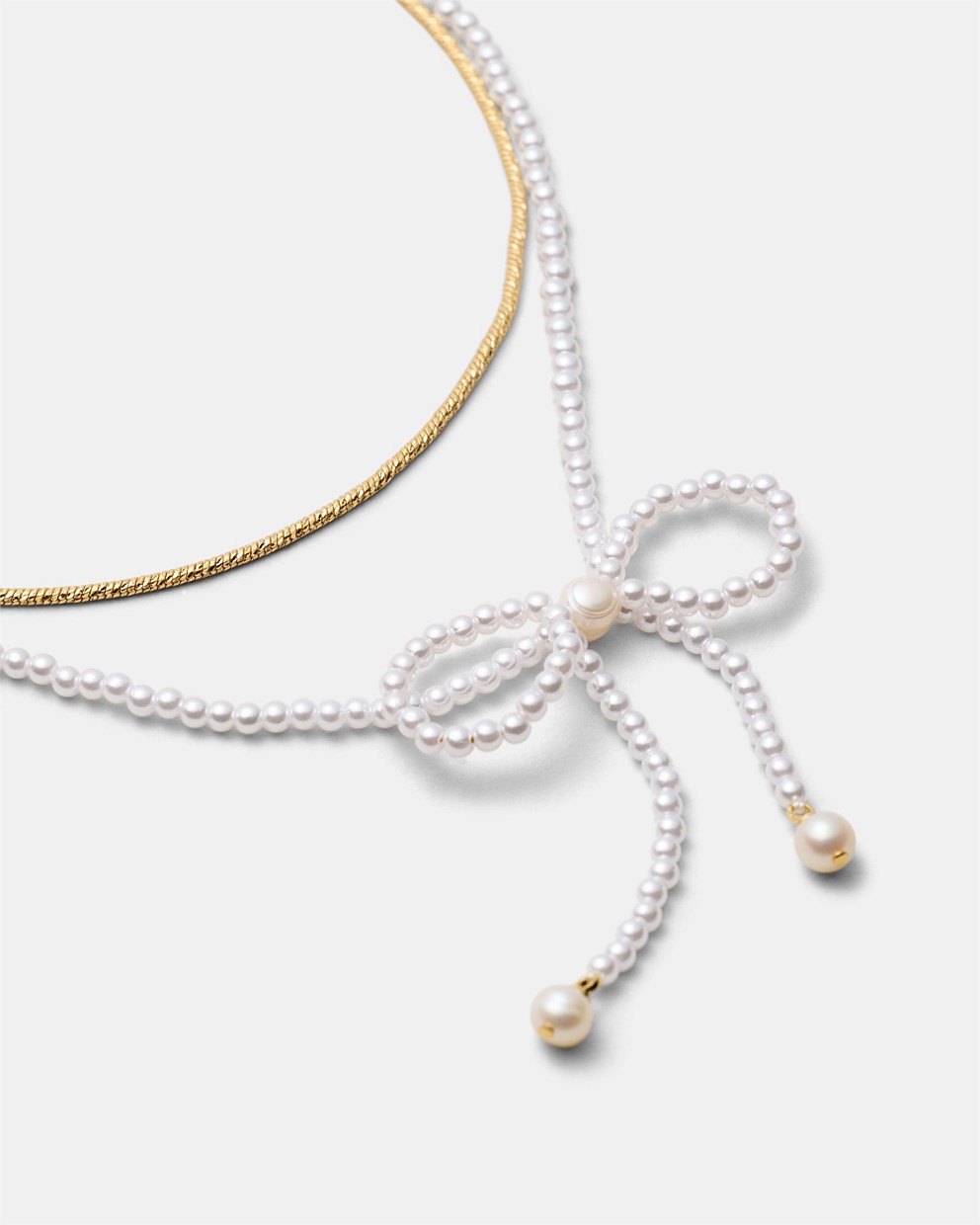 Glimmer Bow Necklace