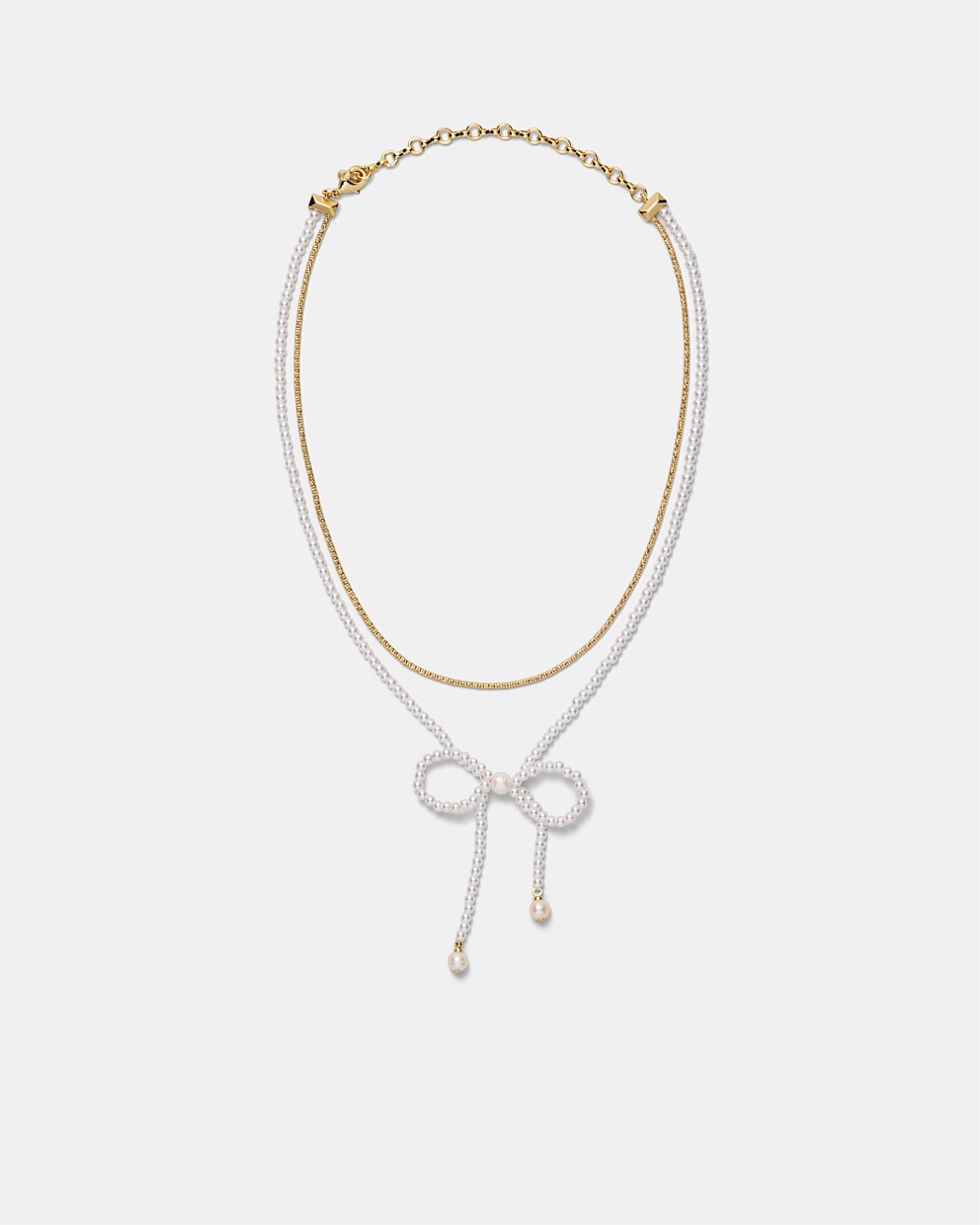 Glimmer Bow Necklace