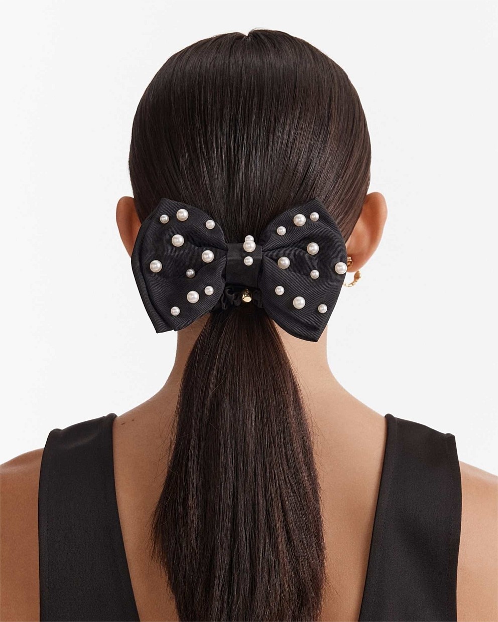 Make A Bow Hair Tie