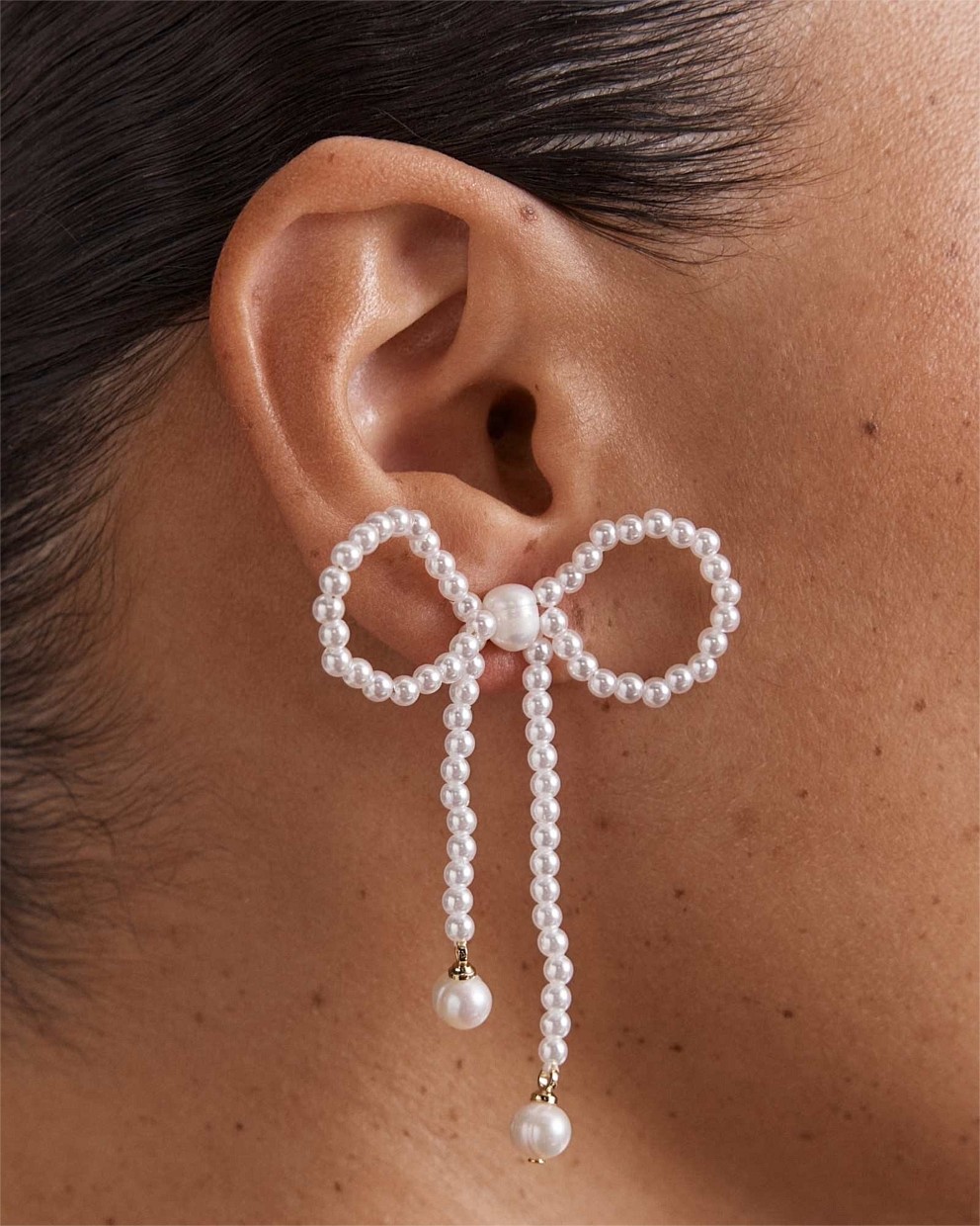 Glimmer Bow Earrings