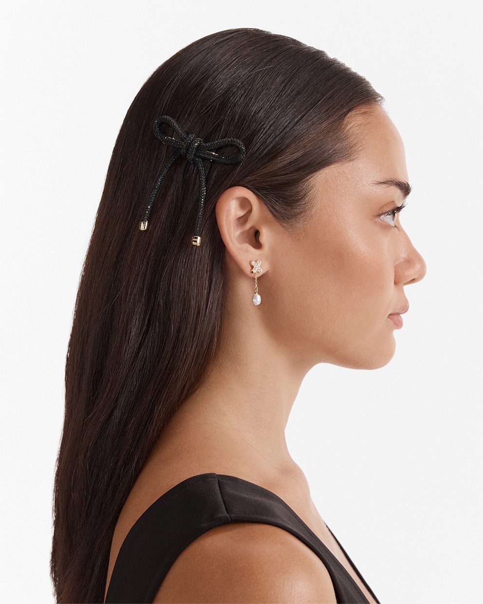 Glam Bow Hair Barrette