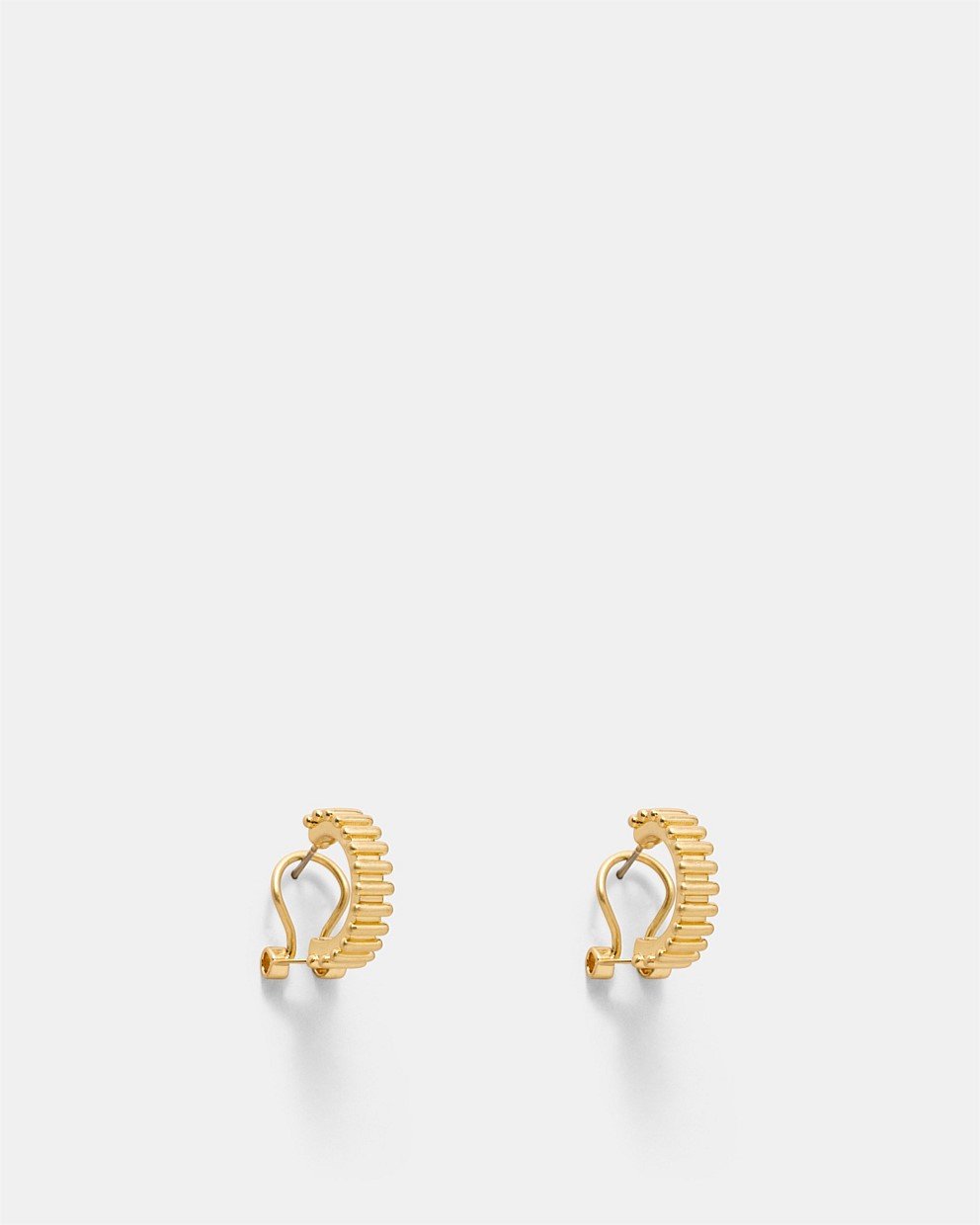 Goddess Pearl Hoop Earrings