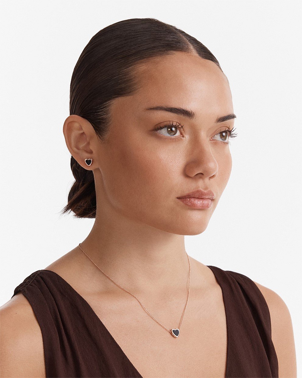 Lover Heart Earrings And Necklace Set