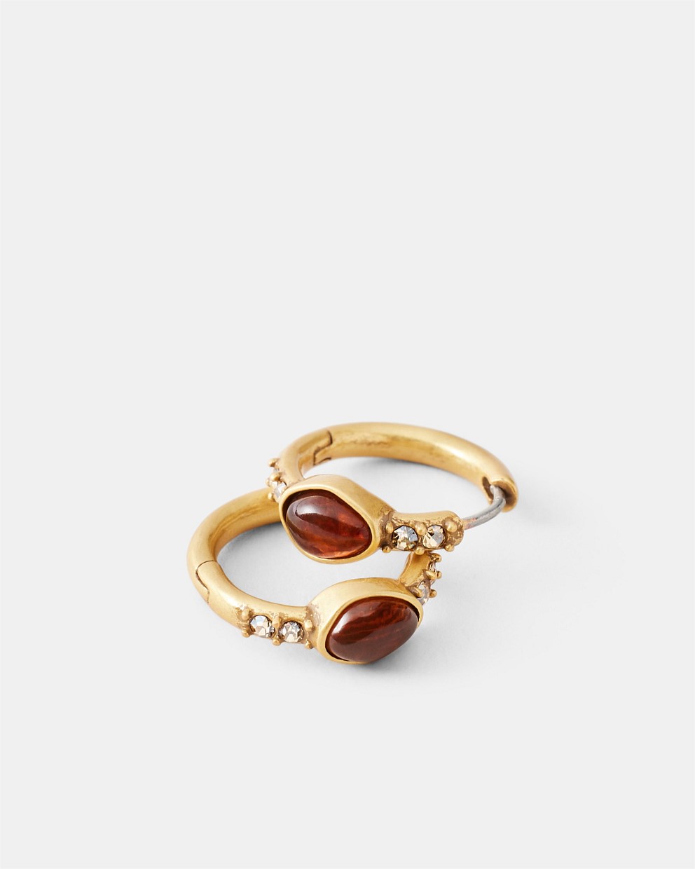 Pebble Huggie Hoop Earrings