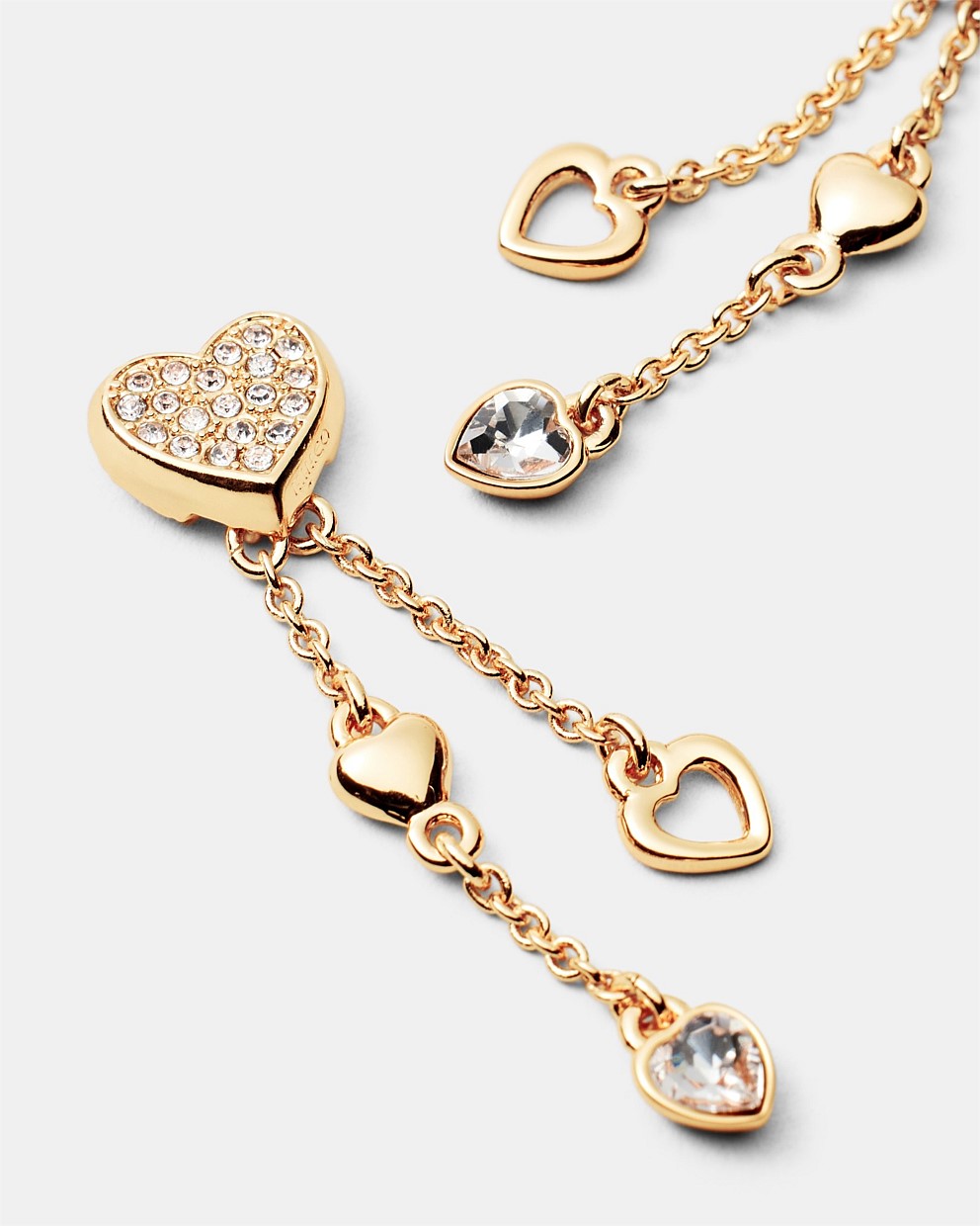 Lovely Heart Drop Earrings