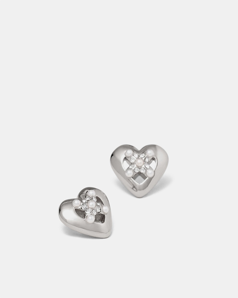 Classic Heart Stud Earrings