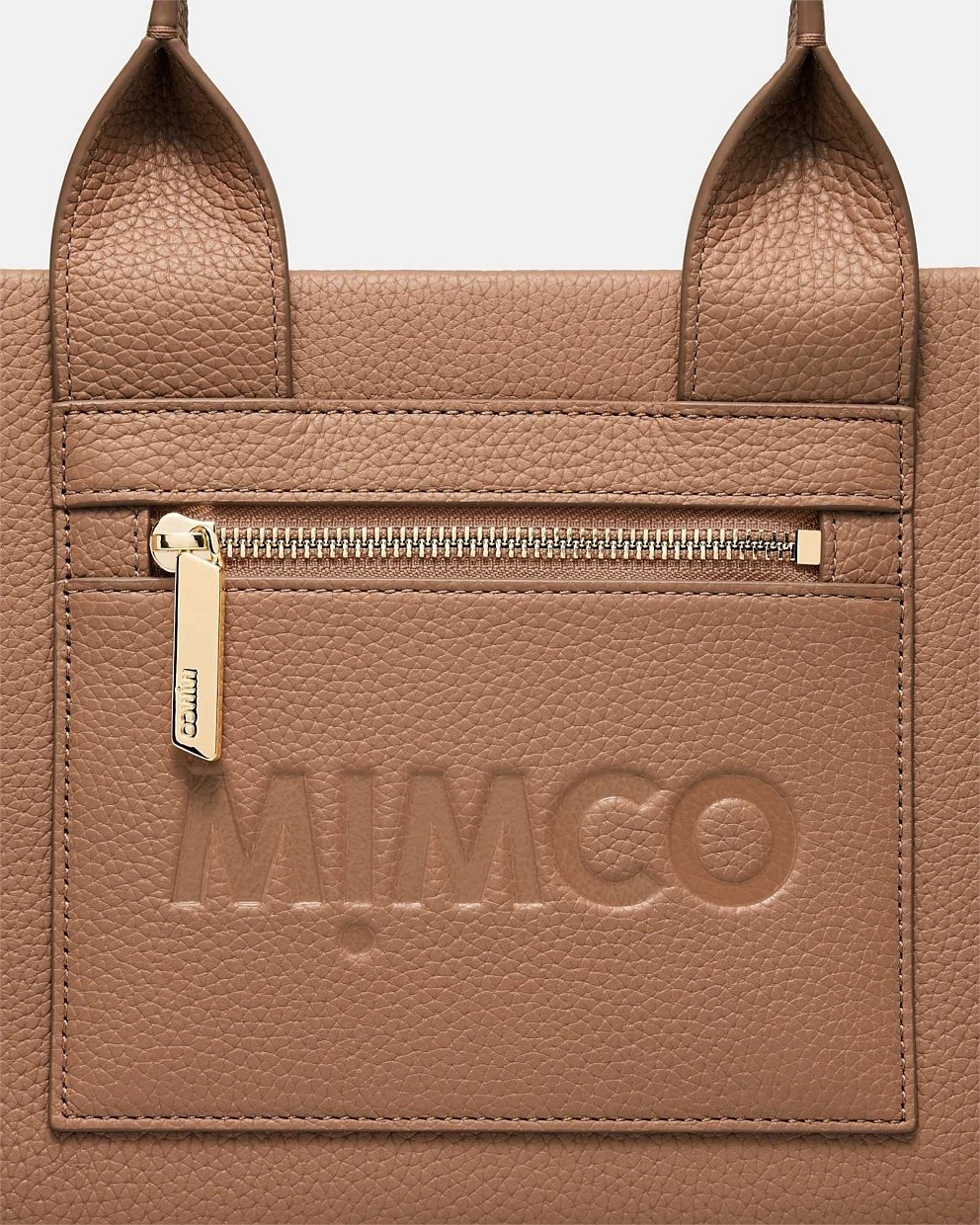 Patch Leather Mini Tote Bag