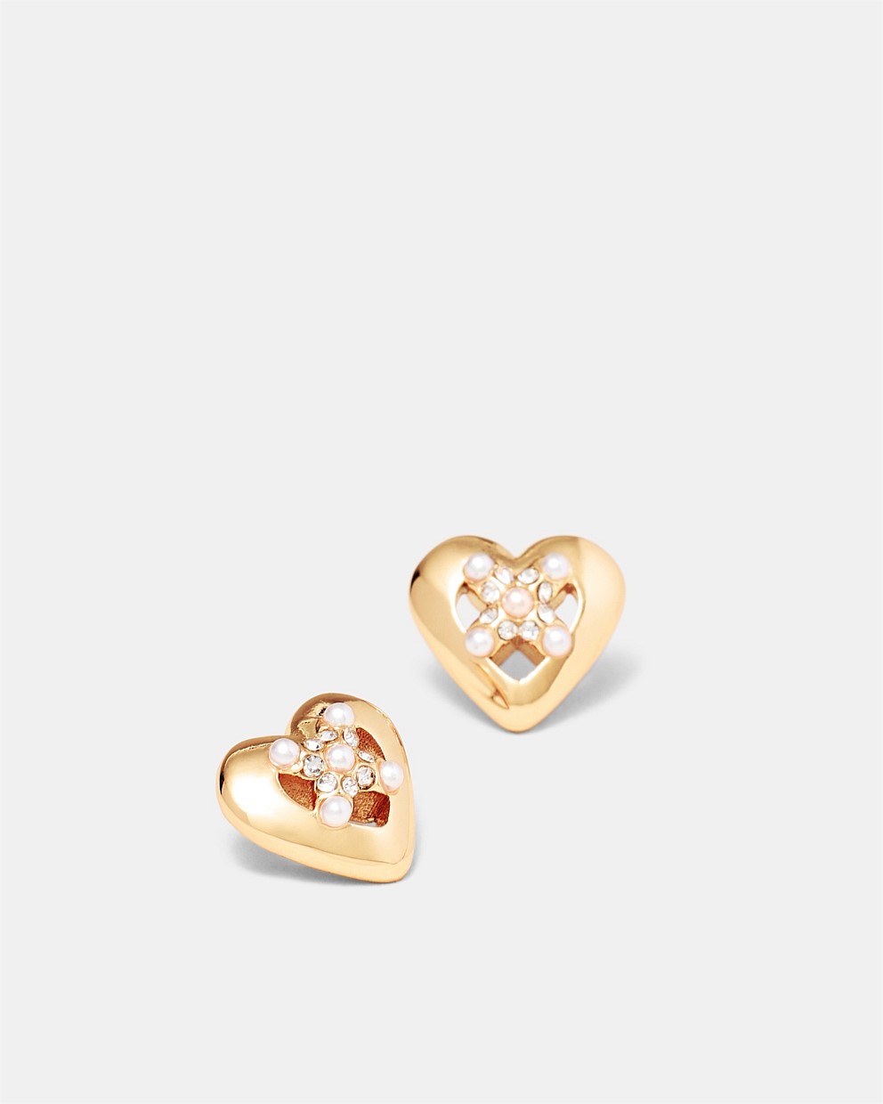 Classic Heart Stud Earrings