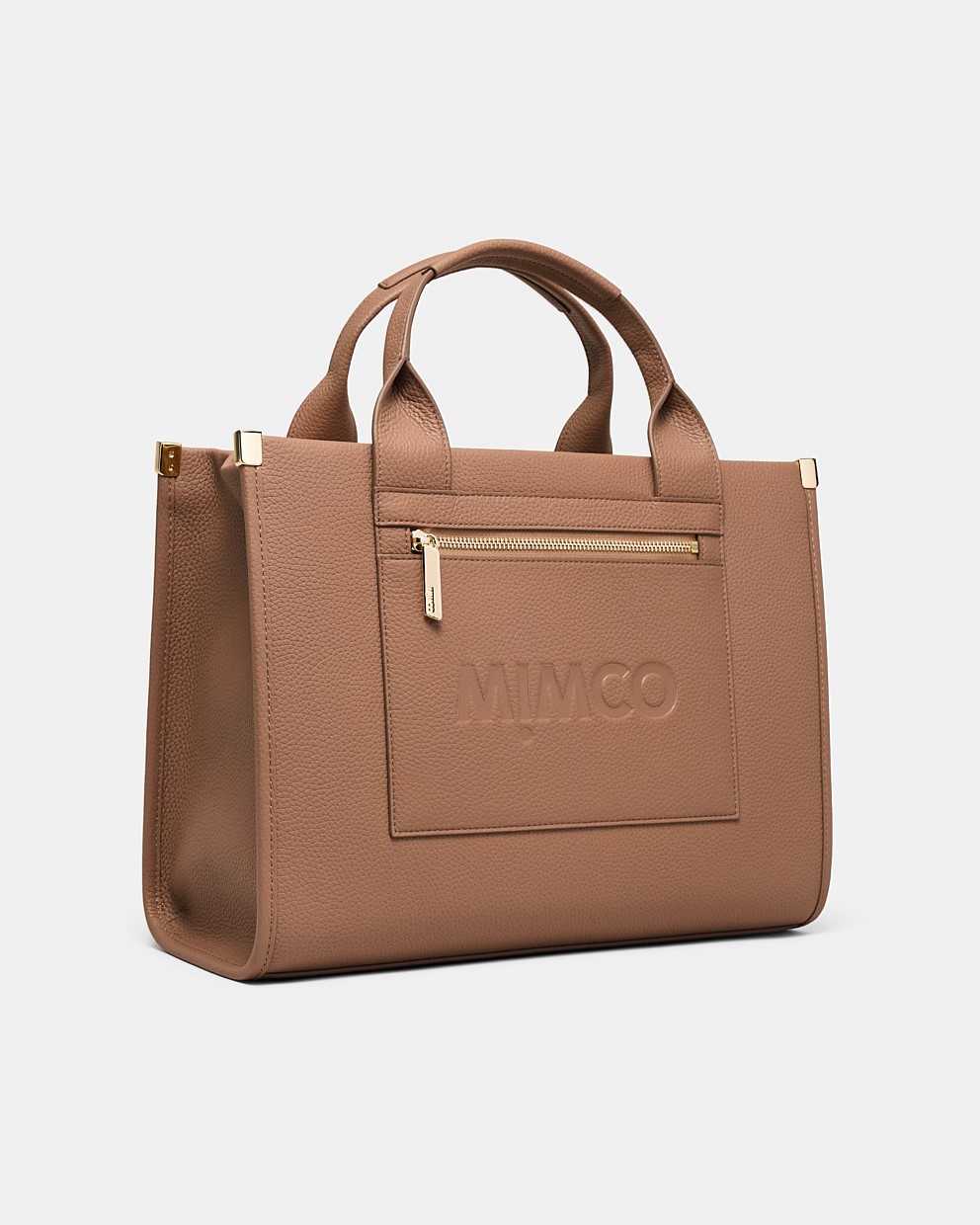 Patch Leather Tote Bag