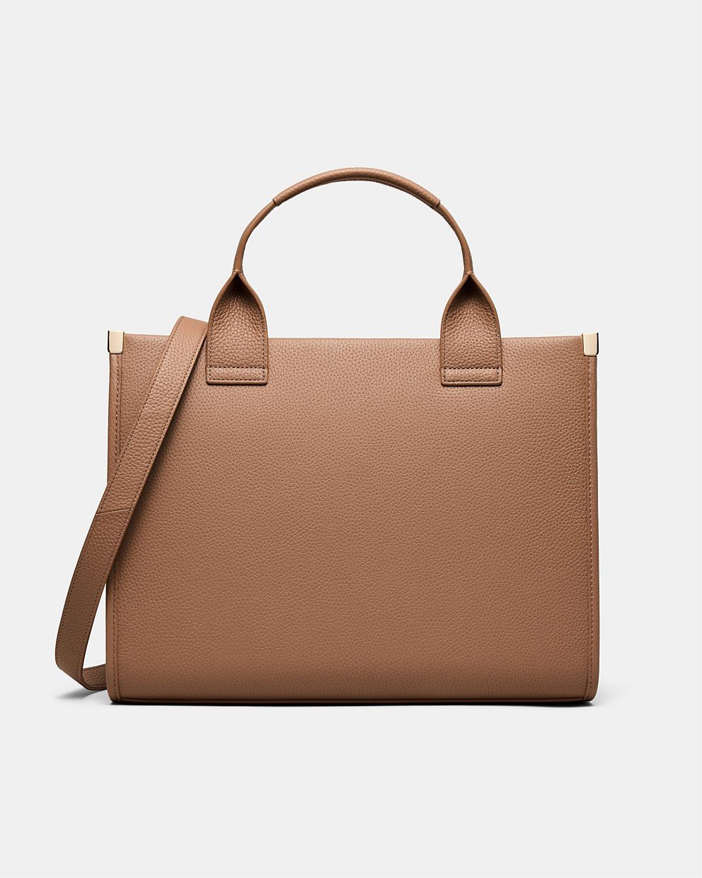 Patch Leather Tote Bag