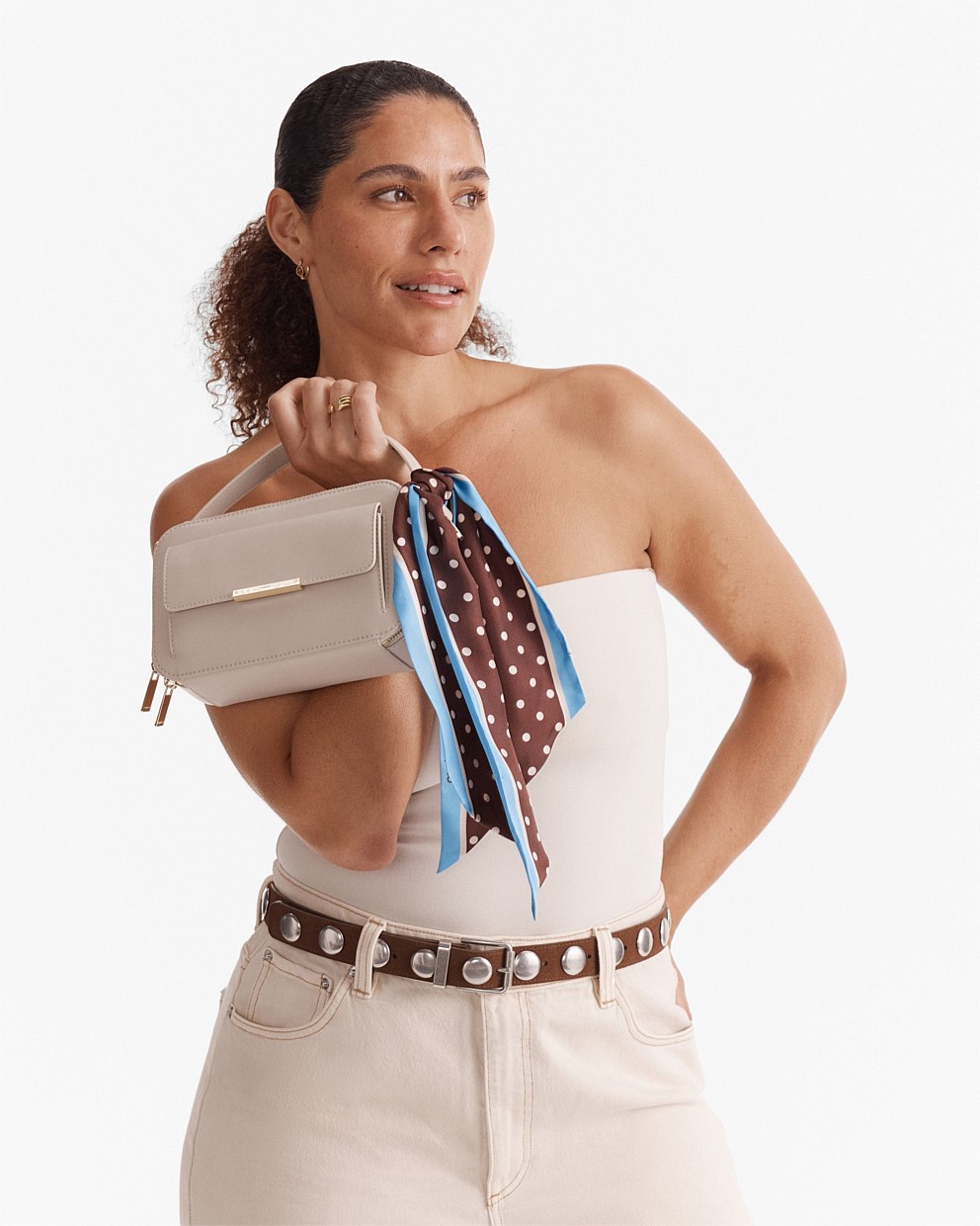 Polka Dot Thin Scarf