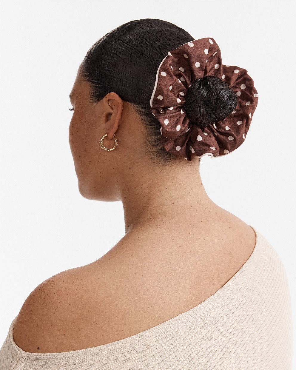 Polka Dot Scrunchie