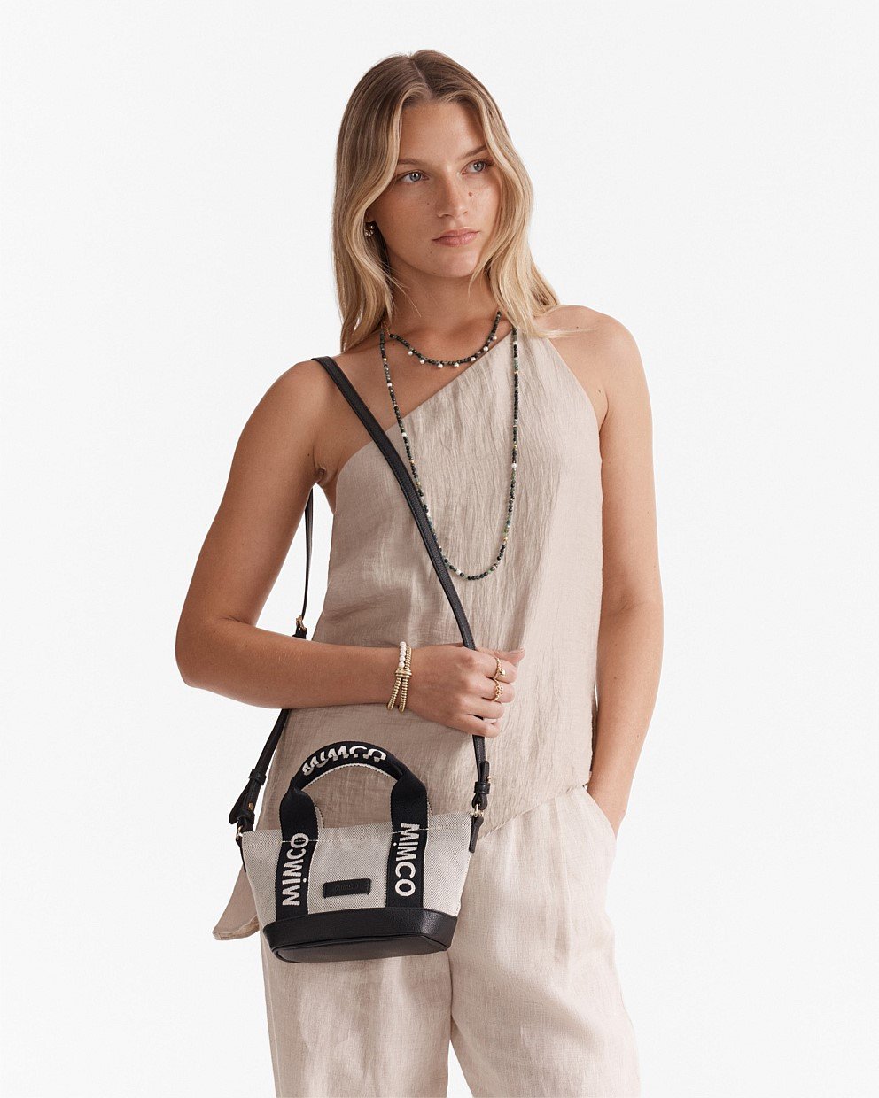 Mim Micro Tote Crossbody Bag