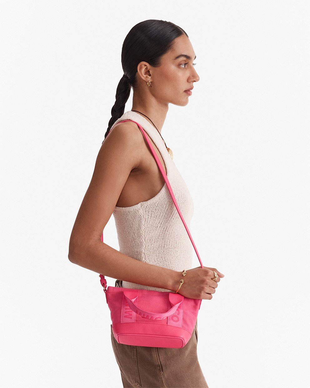 Mim Micro Tote Crossbody Bag