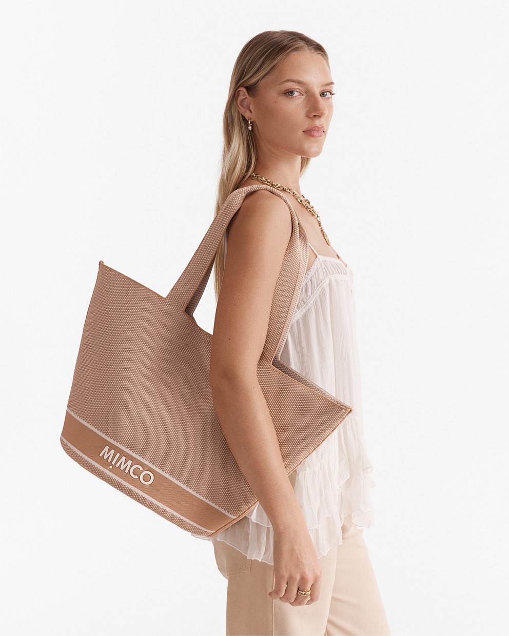 Blondie Basket Tote Bag