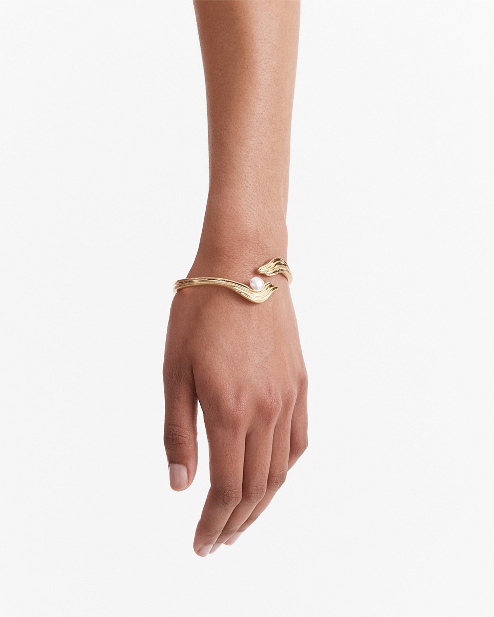 Gaia Pearl Cuff Bracelet