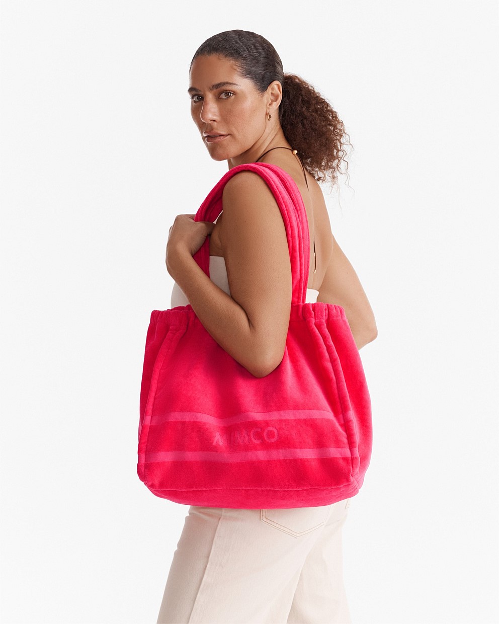Crest Towelling Tote Bag