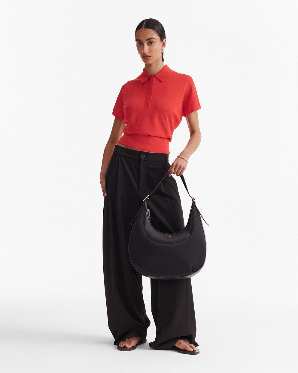 Elara Crescent Hobo Bag