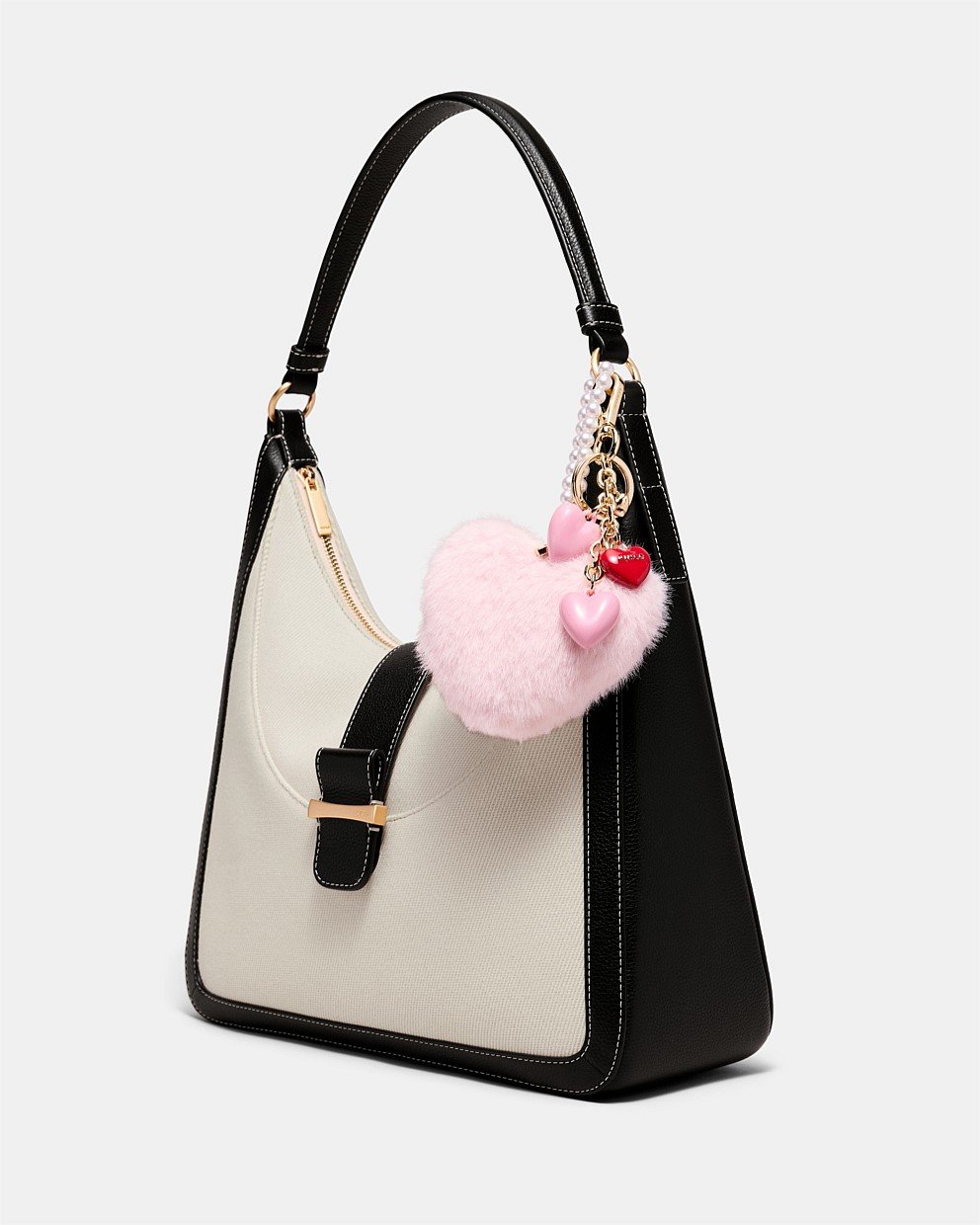 String Of Hearts Bag Charm
