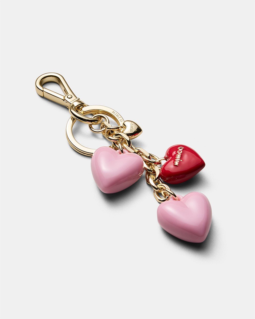 String Of Hearts Bag Charm