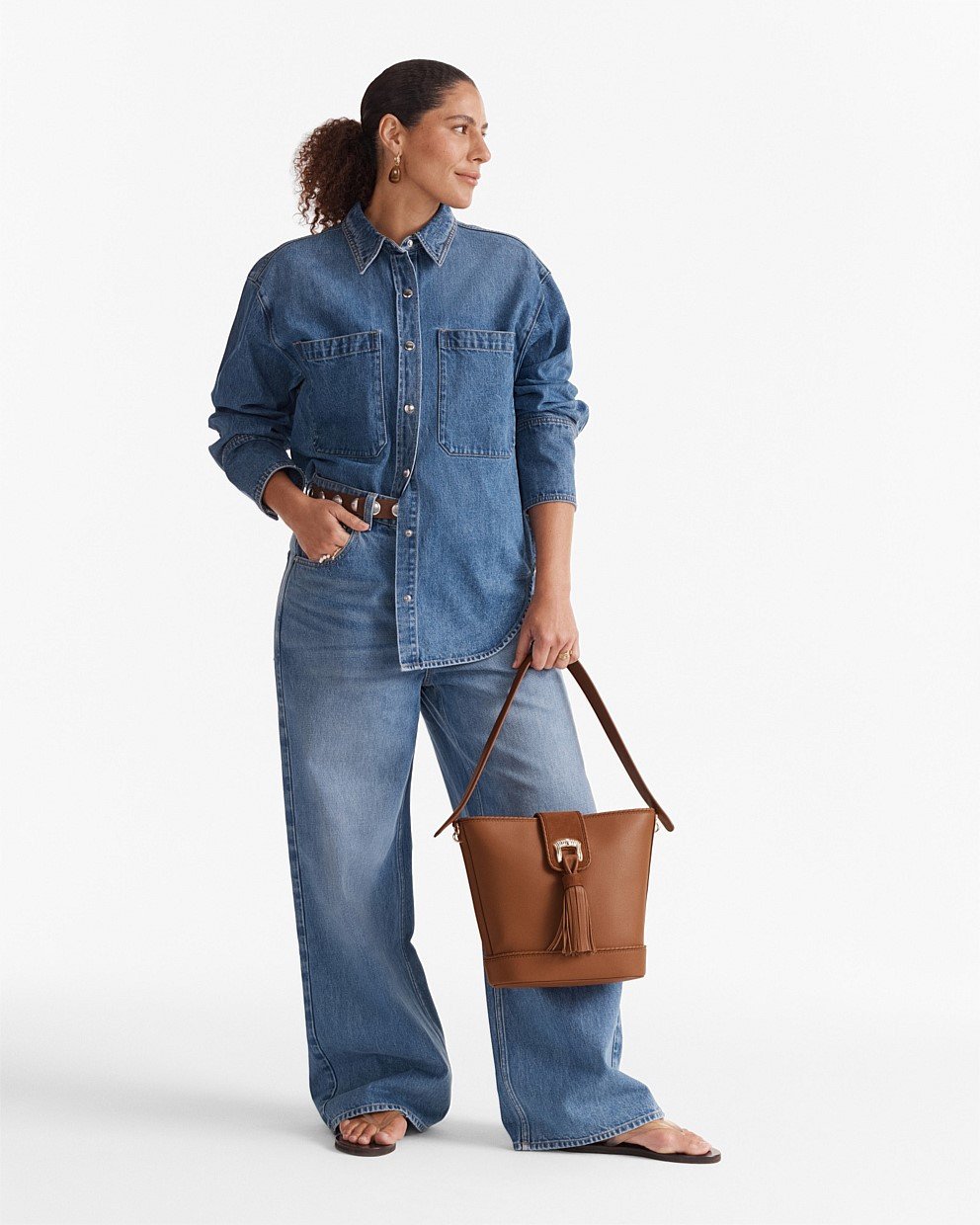Cedar Bucket Bag