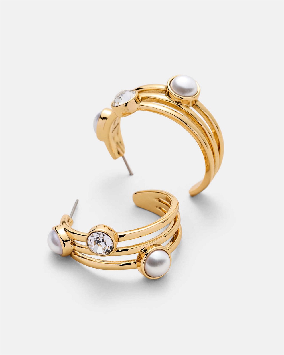 Borderline Hoop Earrings